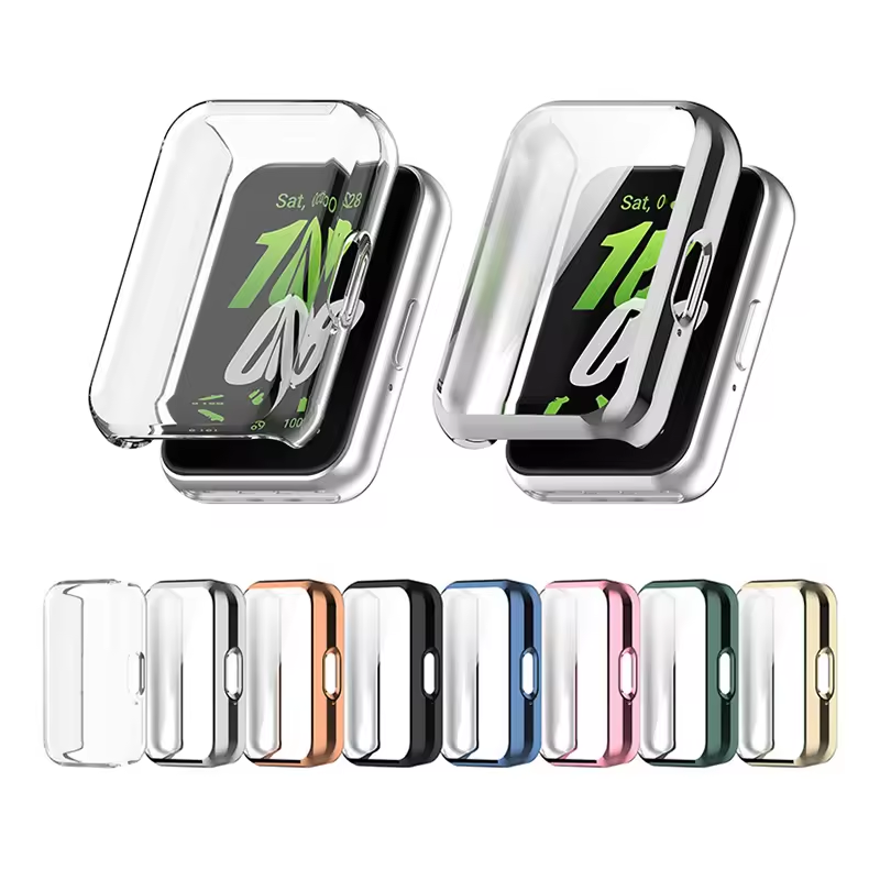 Samsung Smartwatch Accessories - サムスンギャラクシー用スクリーンプロテクター,ソフトTpuバンパー,サムスンギャラクシーフィット3用スマートウォッチアクセサリー