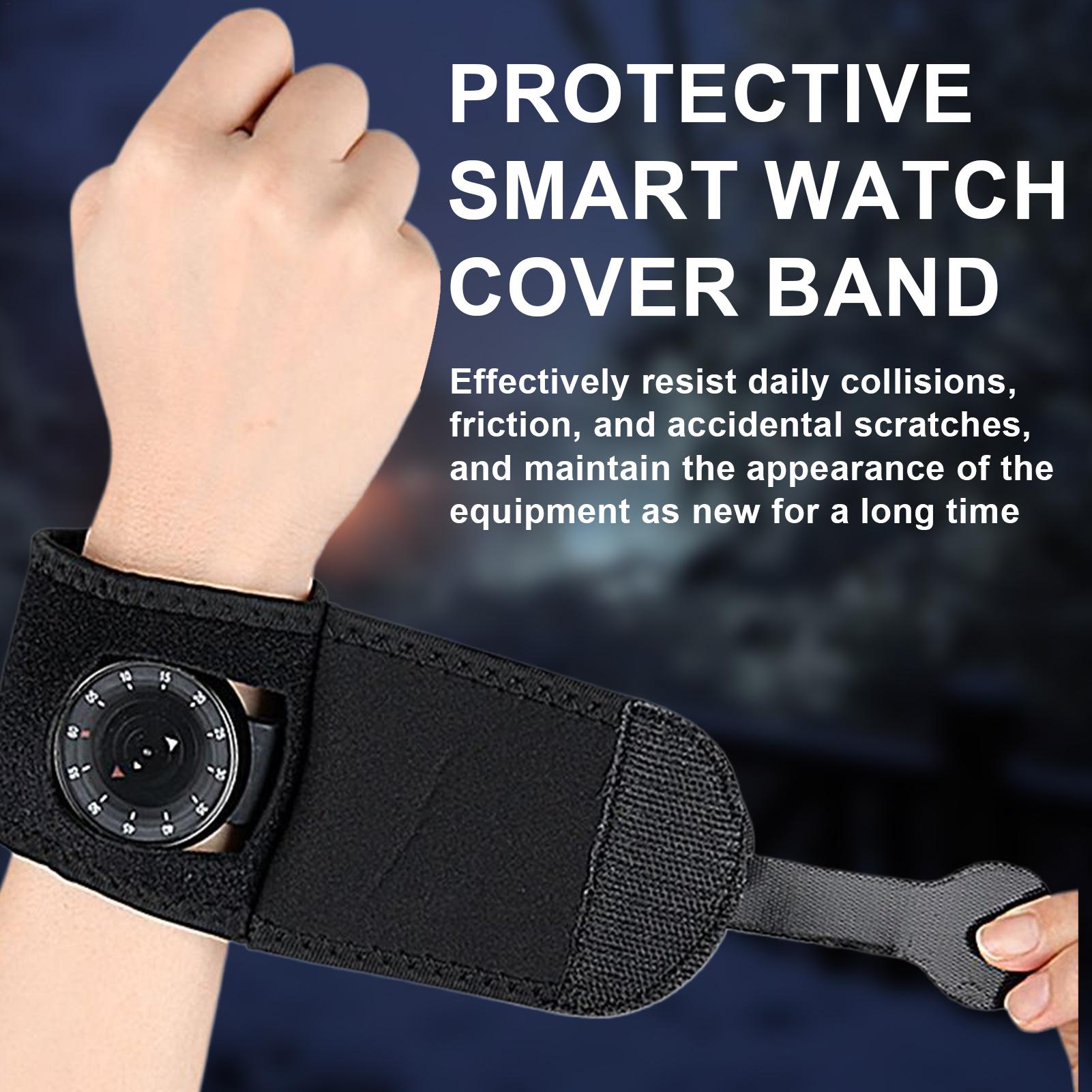 Rugged Sport Strap - 時計ストラッププロテクター スマートウォッチカバープロテクター 防汗 耐候性 衝撃吸収 アームバンドラップ