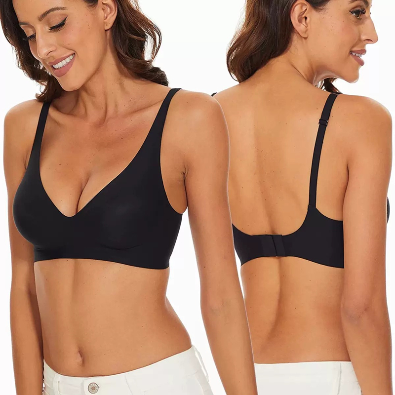 セクシーなシームレスゼリーブラ S-4XL 高品質女性用下着 - Rugged Sport Strap のレビューと価格