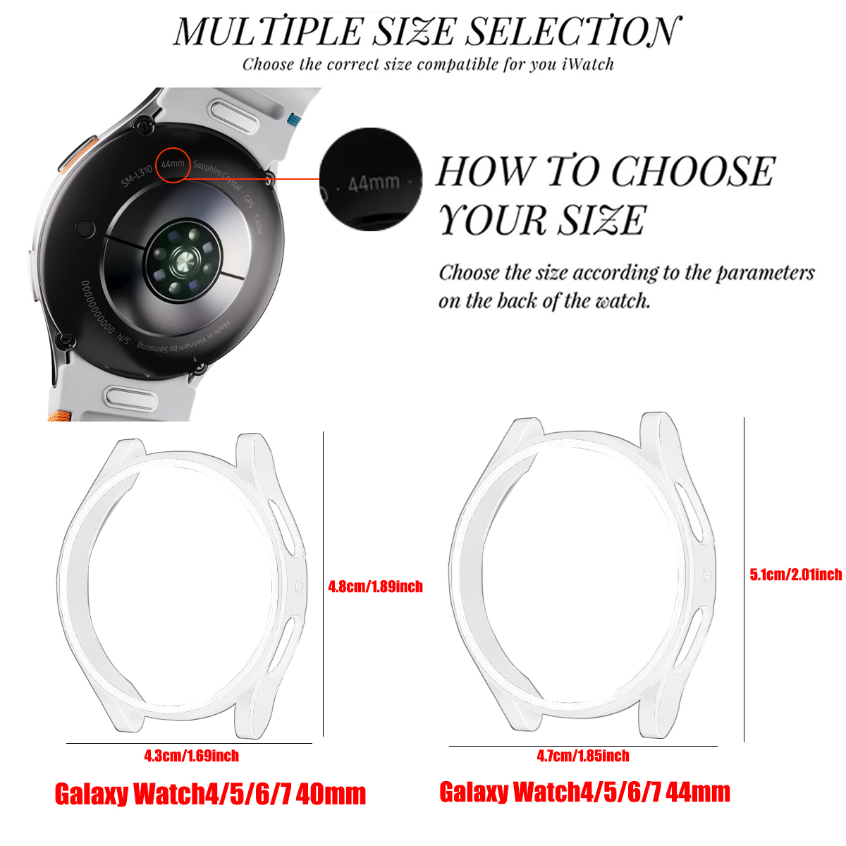 Samsung Galaxy Watch 4/5/6/7 4 - Samsung Smartwatch Accessories のレビューと価格
