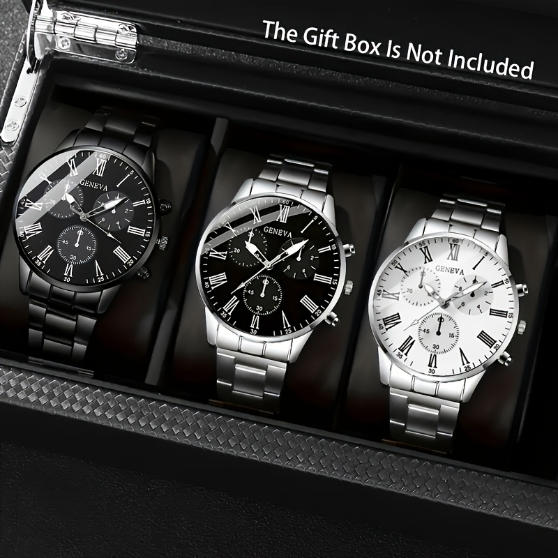 3点セット：最新のファッショナブルで上品なクォーツ時計とアク - Best Smartwatch Accessories のレビューと価格