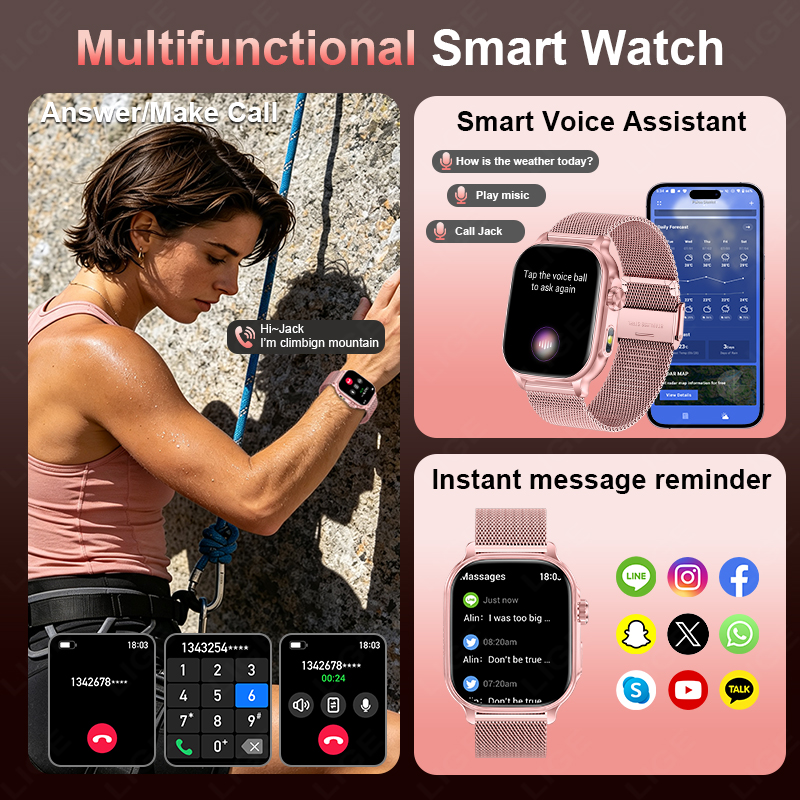 2026年新作 1400mAh大容量バッテリー スマートウォ - Smartwatch X12 のレビューと価格