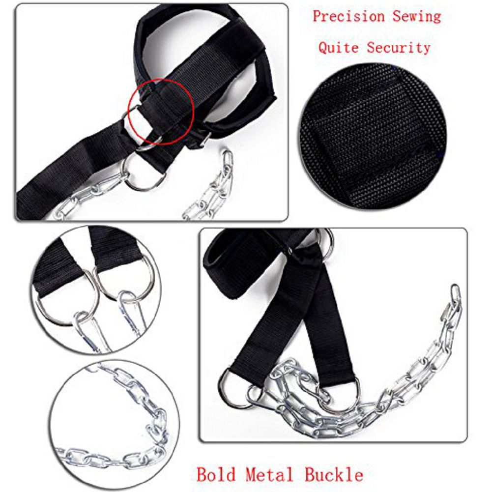 パッド入りネックトレーニングヘッドハーネス、チェーンウェイト - Rugged Sport Strap のレビューと価格