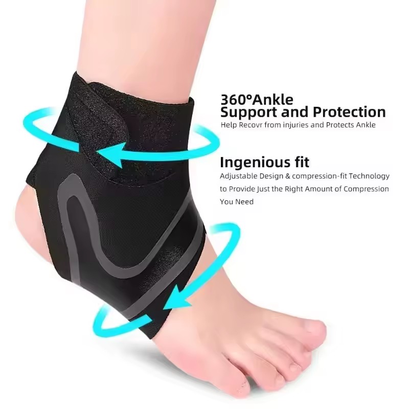 伸縮性のある足首用サポーター、通気性のあるコンプレッション素 - Rugged Sport Strap のレビューと価格